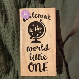 Stamp for scrapbooking or invitations